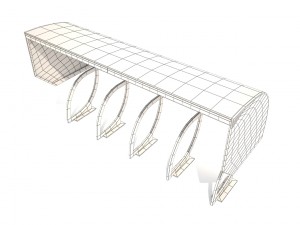 bicycle parking 3Dモデル
