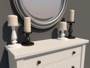 hallway ikea 3D 模型