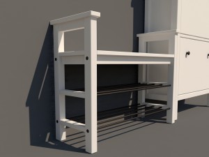 hallway ikea 3D 模型