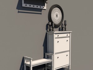 hallway ikea 3D 模型