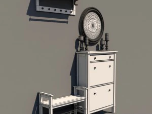 hallway ikea 3D Model