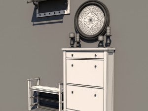 hallway ikea 3D 模型