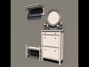 hallway ikea 3D 模型