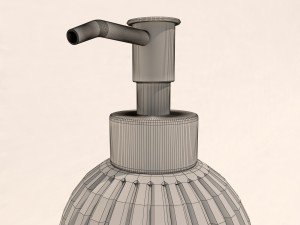 dispenser for liquid soap 3Dモデル