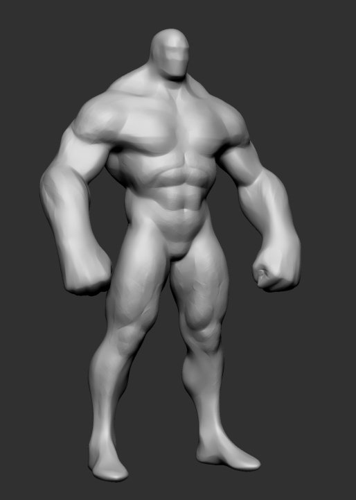 Comicbook Character Base 3d Model In Man 3dexport