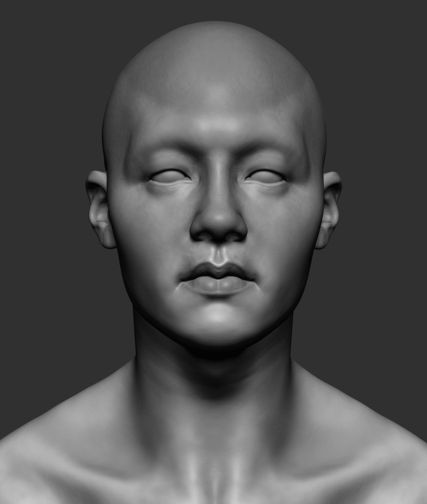 Male Head 3d Model In Man 3dexport