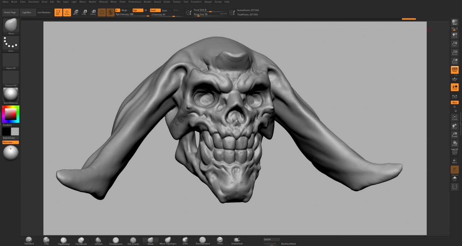 Stylized Skull 3d Model In Fantasy 3dexport