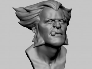 Wolverine Bust v2 Modello 3D
