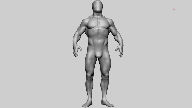 3d культурист