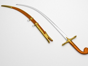mongol sword 3Dモデル