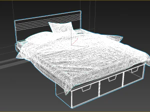 bed 3D Model