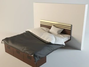 bed 3D Model