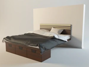 bed 3D Model