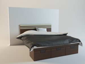 bed Model 3D