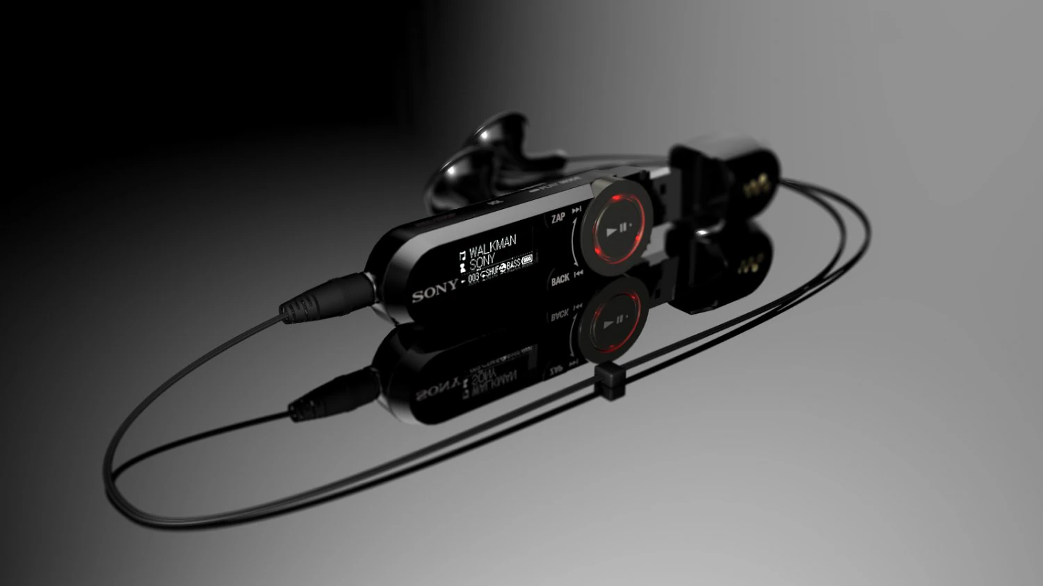 sony walkman b150 3D Model .c4d .max .obj .3ds .fbx .stl .blend