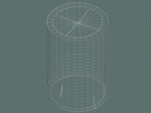 electrolytic capacitor 3D Model