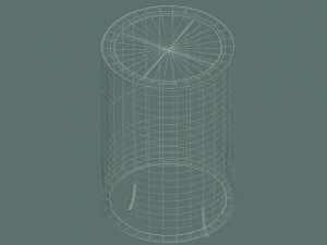 electrolytic capacitor 3D Model