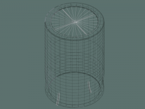 electrolytic capacitor 3D Model
