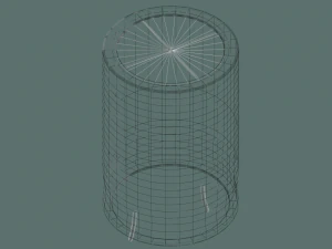 electrolytic capacitor 3D Model