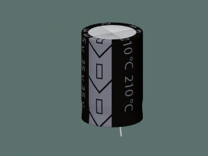 electrolytic capacitor 3D Model