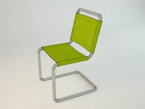 chair military 3D Model