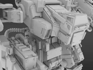 робота mech mark3 3D Модель