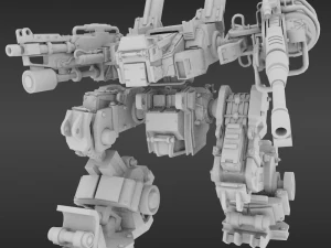 robot mech mark3 3D Model