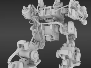 robot mech mark3 3D Model