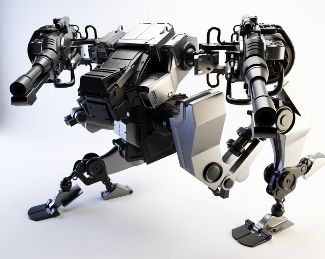 robot war mk 00 3d 3D Model .c4d .max .obj .3ds .fbx .stl .blend 