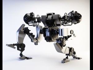 robot war mk 00 3d 3D Model