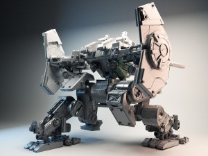 robot war mk1 3D मॉडल