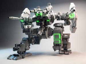 robot war mk1 3D मॉडल