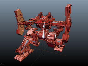 robot war mk1 3D मॉडल