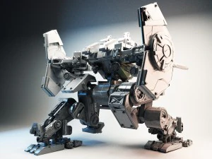 robot war mk1 3D Model