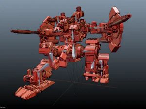 robot war mk1 3D Model