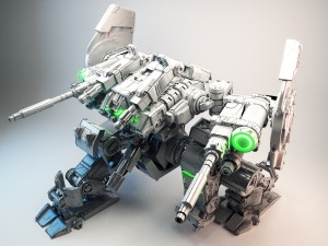 robot war mk1 3D मॉडल