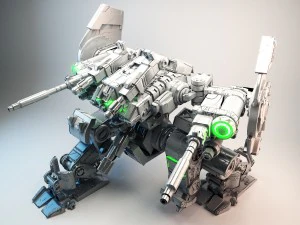 robot war mk1 3D Model