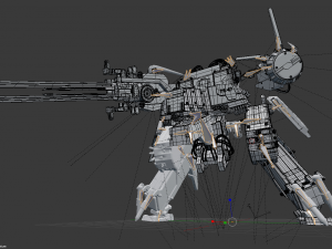 metal gear rex - robot 3d Model 3D