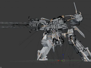 metal gear rex - robot 3d 3D Model