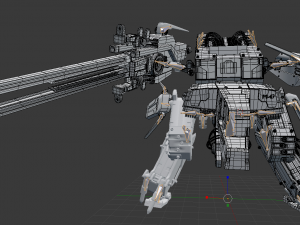 metal gear rex - robot 3d Model 3D