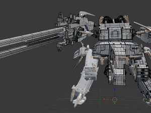 metal gear rex - robot 3d 3D Model
