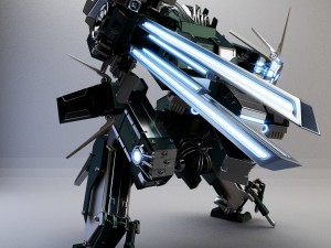 metal gear rex - robot 3d Model 3D
