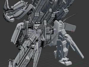 metal gear rex - robot 3d 3D Model