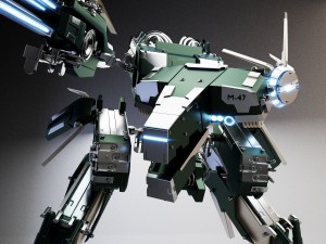 metal gear rex - robot 3d Model 3D