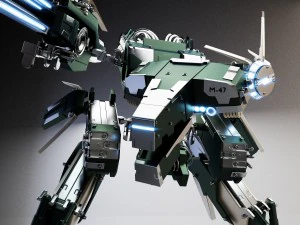 metal gear rex - robot 3d 3D Model