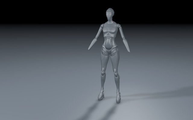 robot Modèle 3D .c4d .max .obj .3ds .fbx .stl .blend 