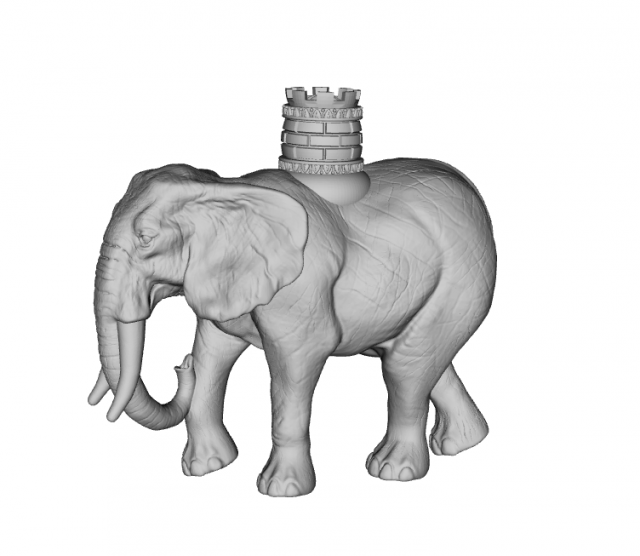 elephant 3d stl Modelo de impresión 3D .c4d .max .obj .3ds .fbx .stl .blend 