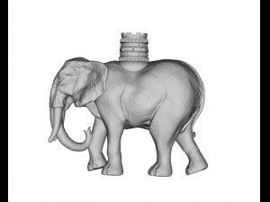 elephant 3d stl Modelo de impresión 3D