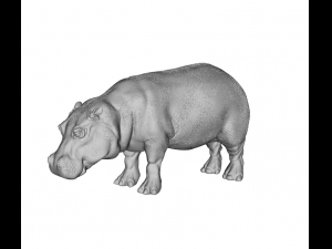 hippo 3d stl 3Dプリントモデル