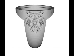 ring oval 3d stl 3Dプリントモデル